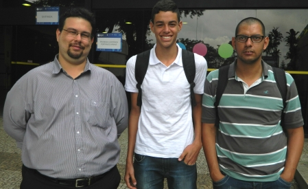 Professor Carlos foi à Campus Party com alunos